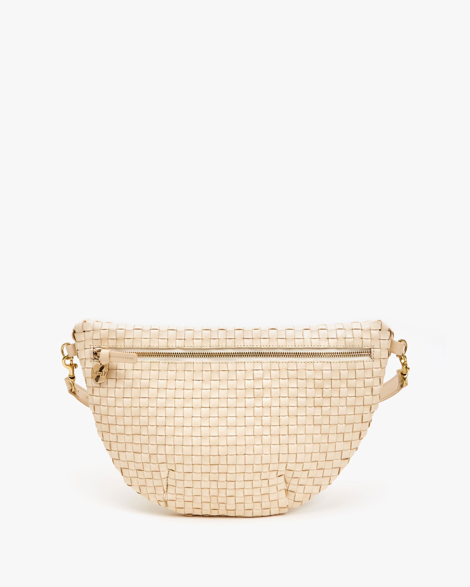 Clare V. Grande Fanny Rattan Black HB-FP-GF-100021