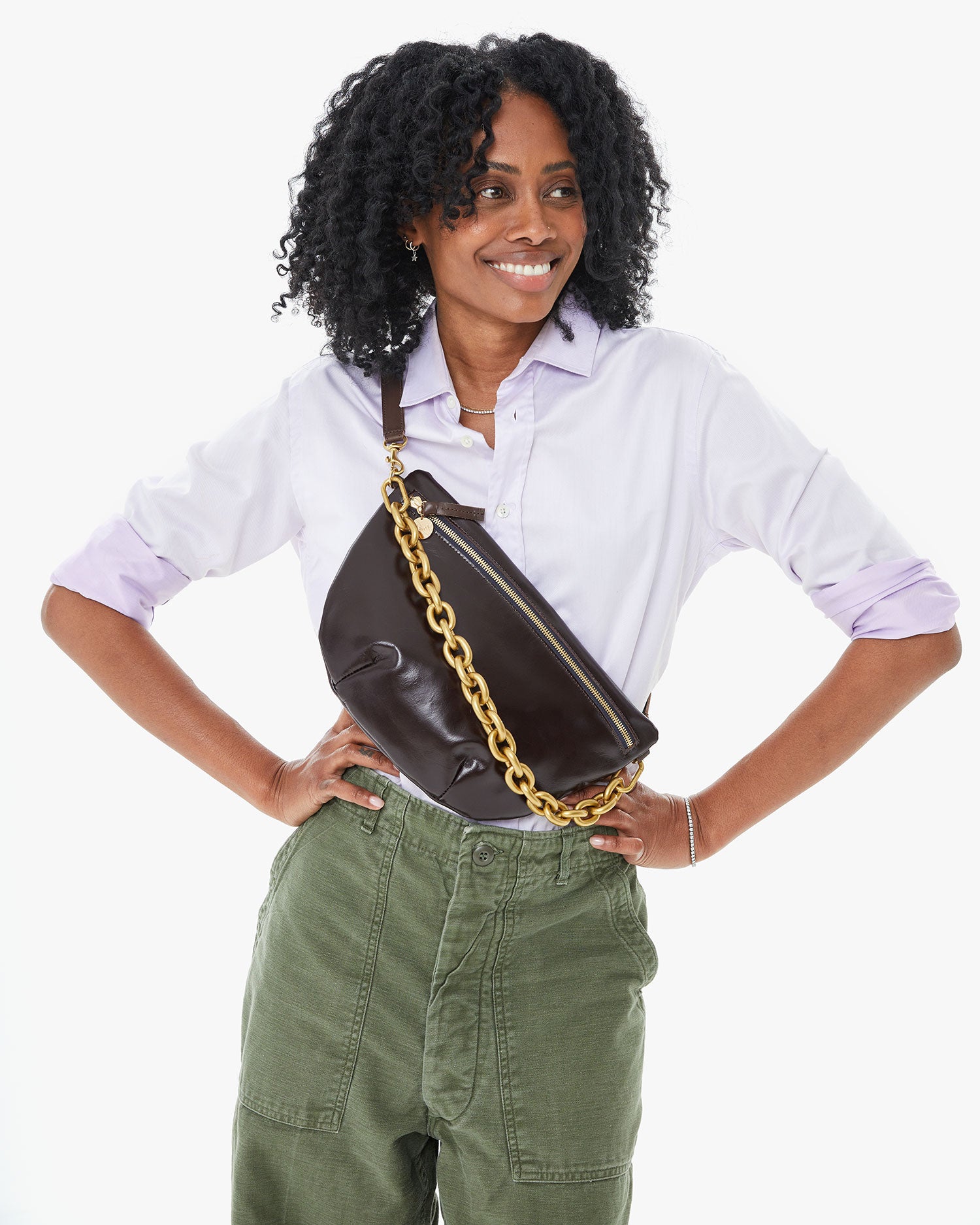 Clare v discount leopard fanny pack