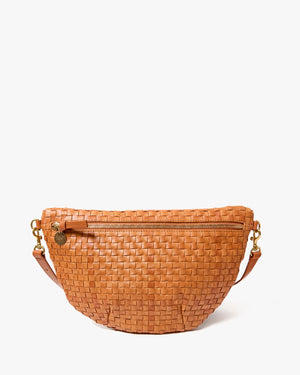 Grande Fanny Natural Woven Checker