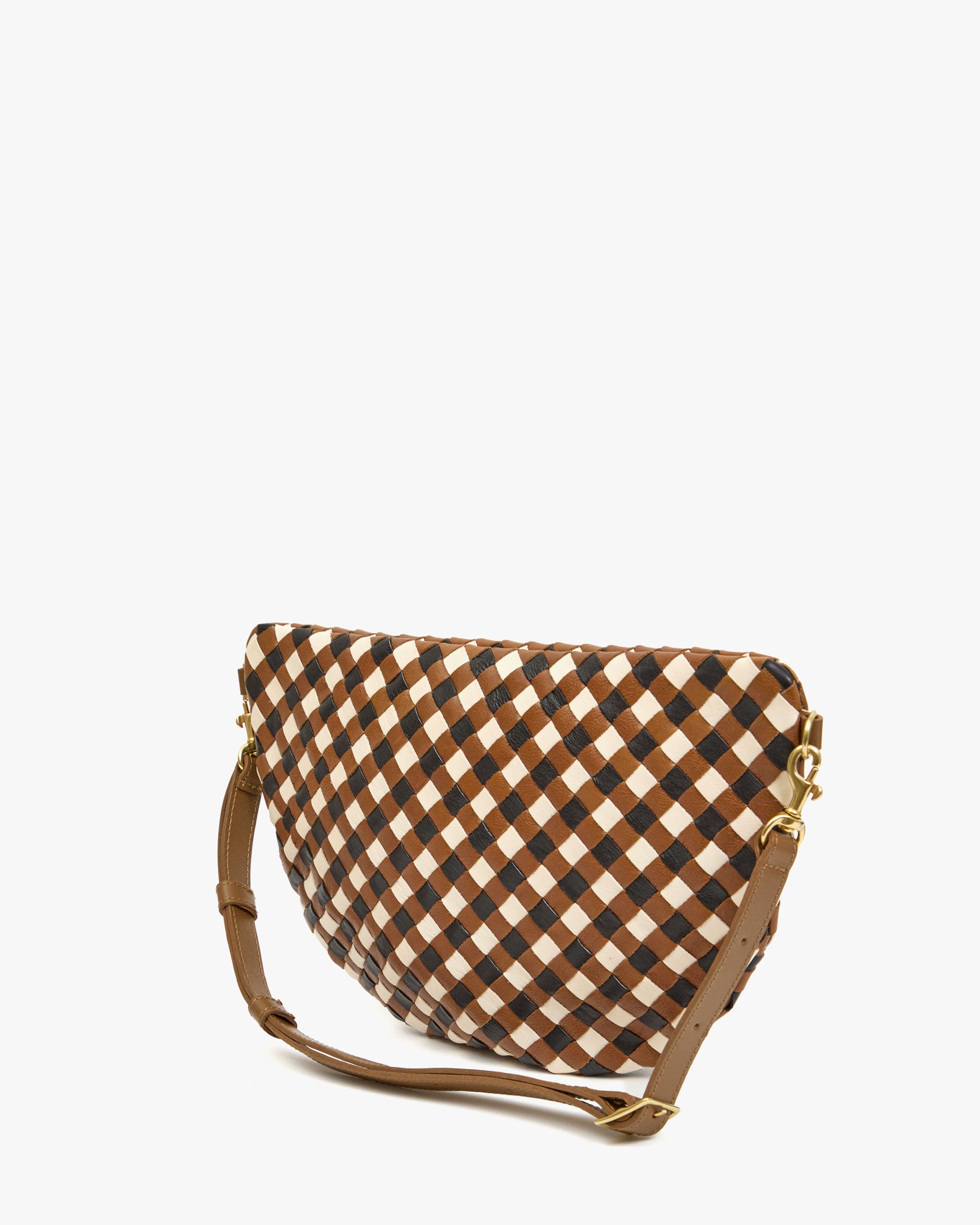 Back of the Oat Multi Diagonal Woven Grande Fanny.