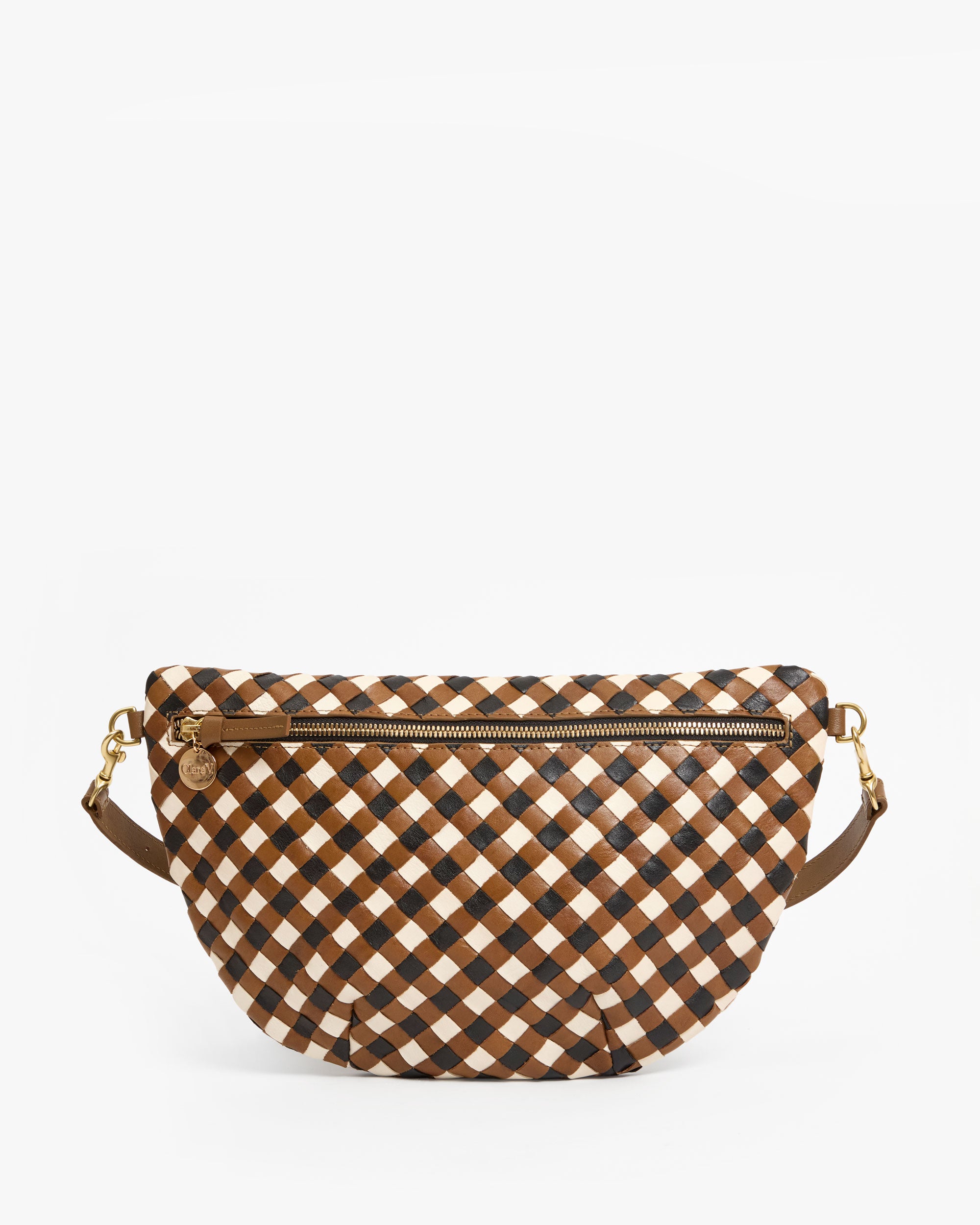 Oat Multi Diagonal Woven Grande Fanny.