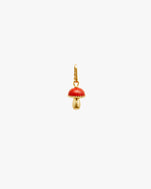 Red Grande Mushroom Charm
