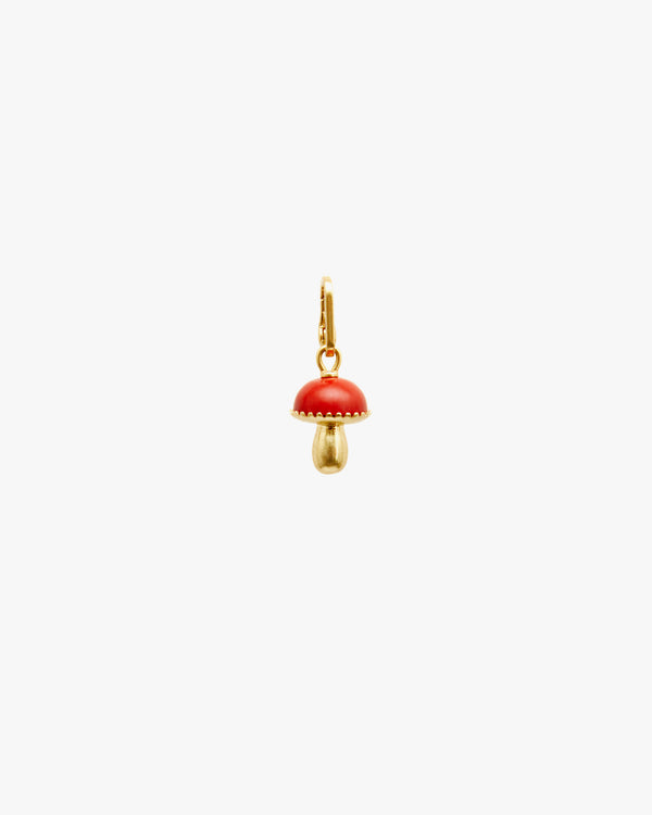 Red Grande Mushroom Charm