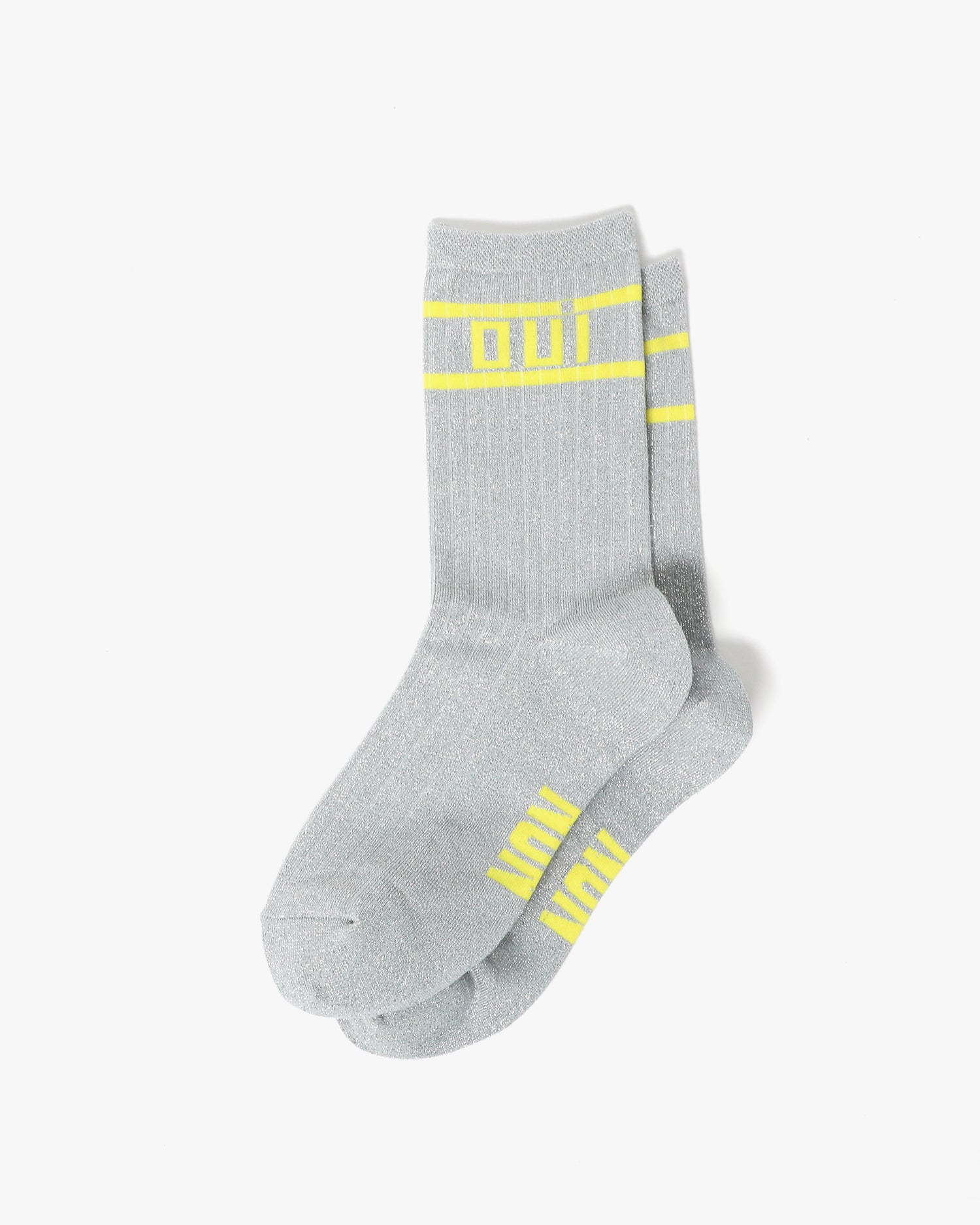 Metallic Crew Socks