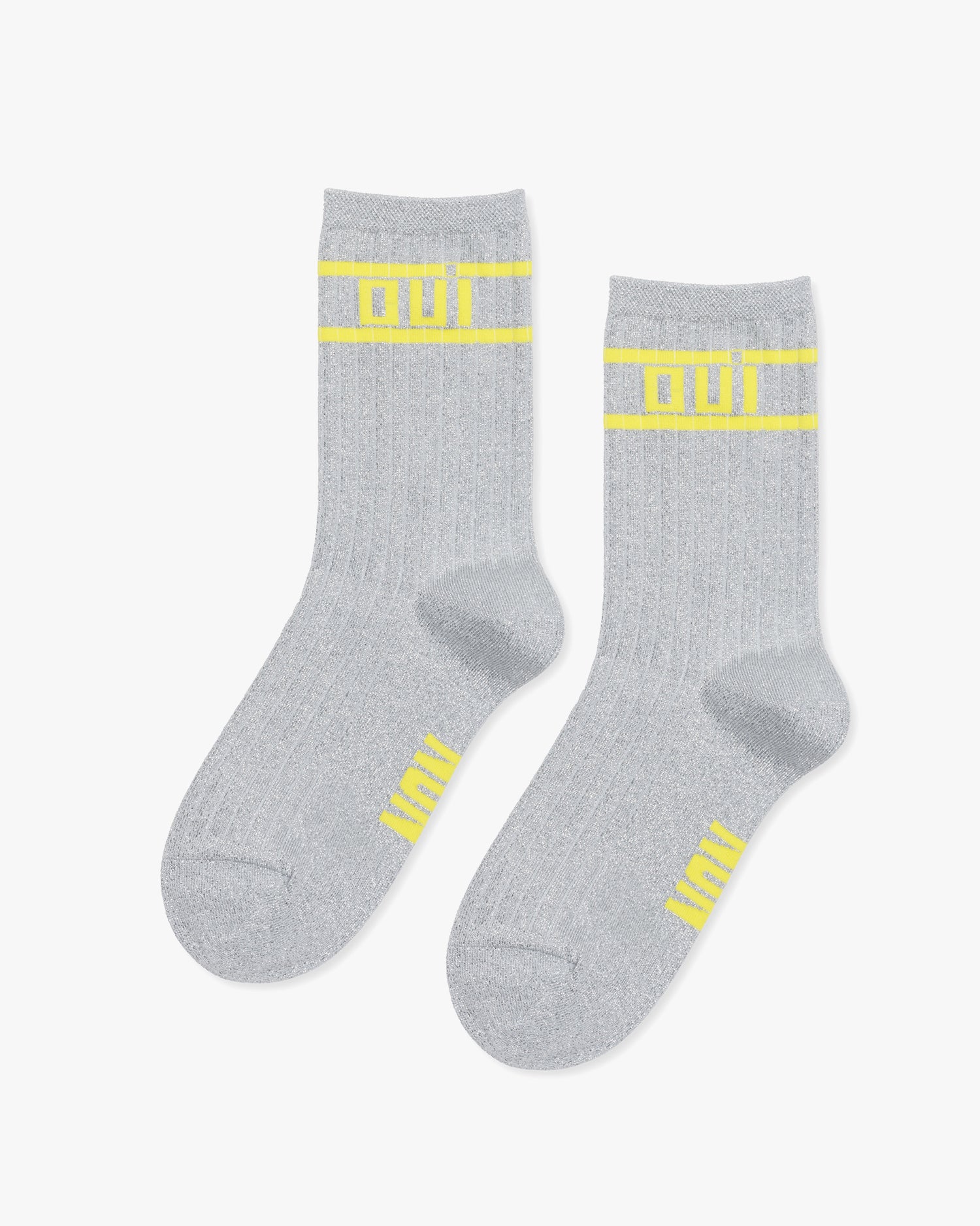 Metallic Crew Socks