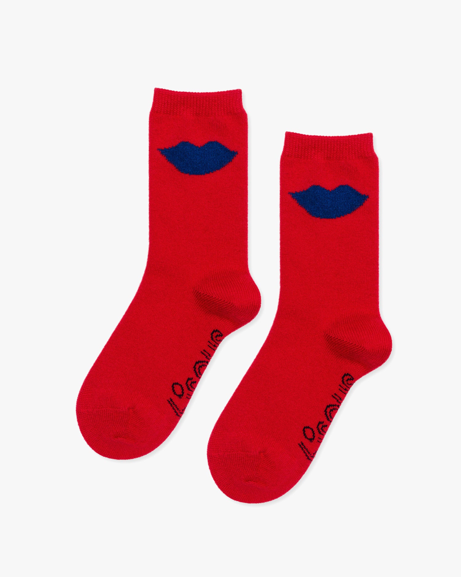 Lips Cashmere Crew Socks – Clare V.