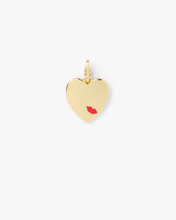 Heart Charm back view