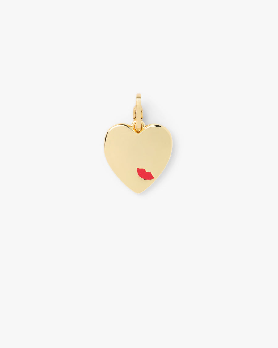 Heart Charm back view