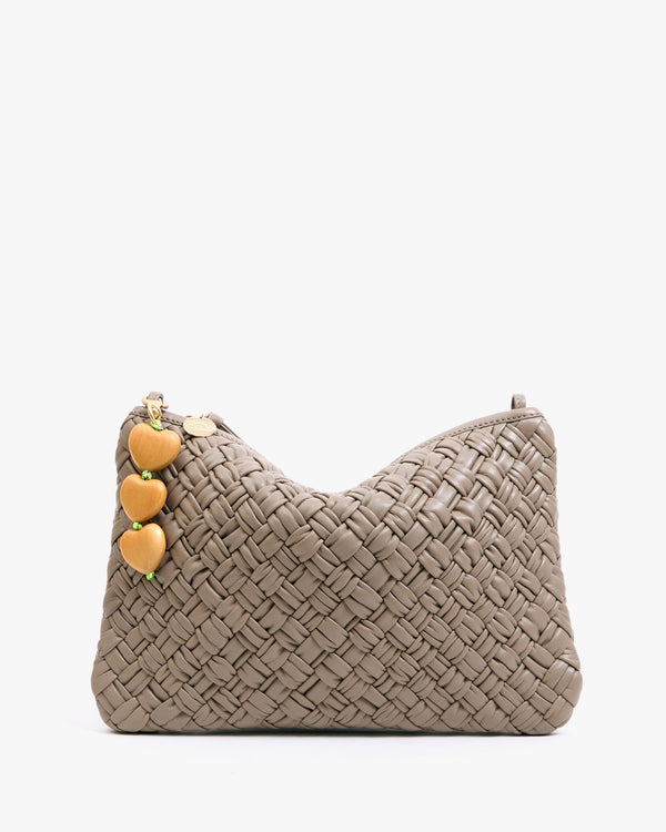 Heart Fob on Flat Clutch