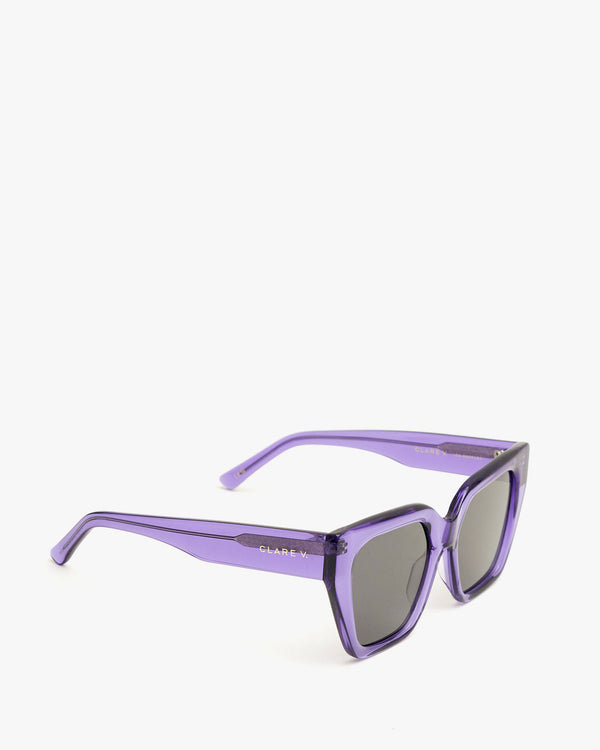 side view of the Clare V. Heather Sunglasses