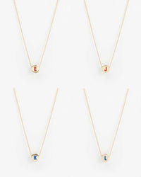 Initial Necklace ejkl