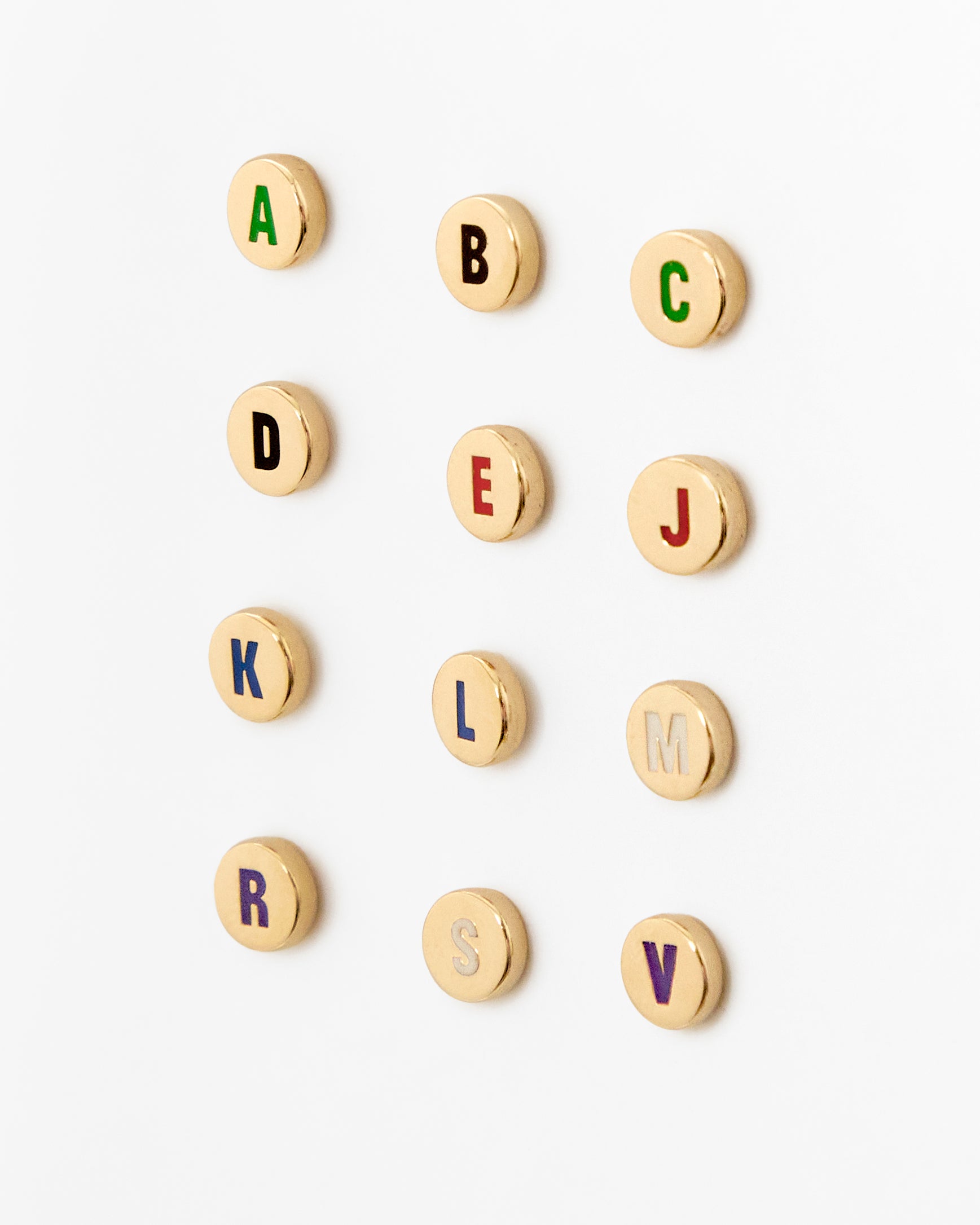 Initial Stud Earring variety