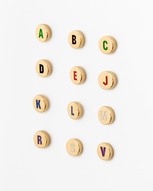 Initial Stud Earring variety