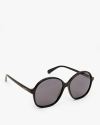 side angled view of the Jane Sunglasses in black