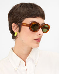 Julia Sunglasses side view on model