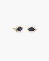 Kathryn Bentley Blue Sapphire Marquise Studs