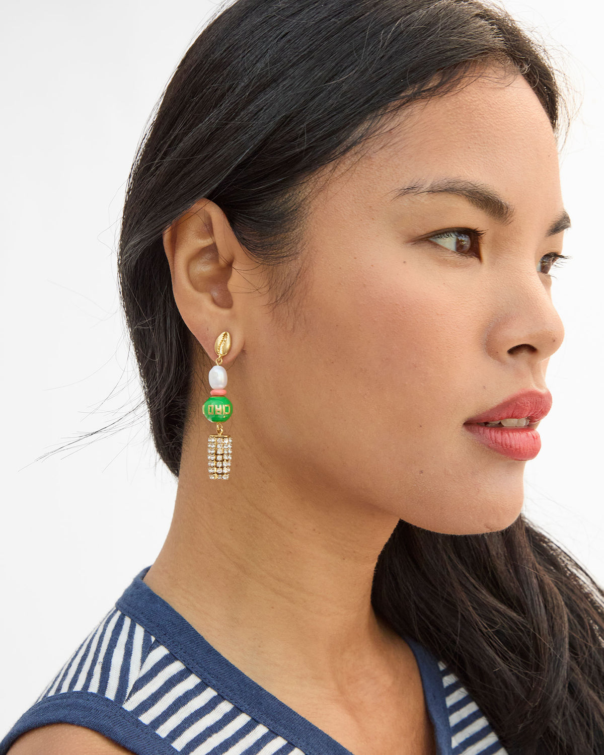 L'Ete Statement Earrings on Sandra other ear