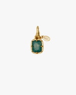 Emerald & Vintage Gold La Gemme Charm