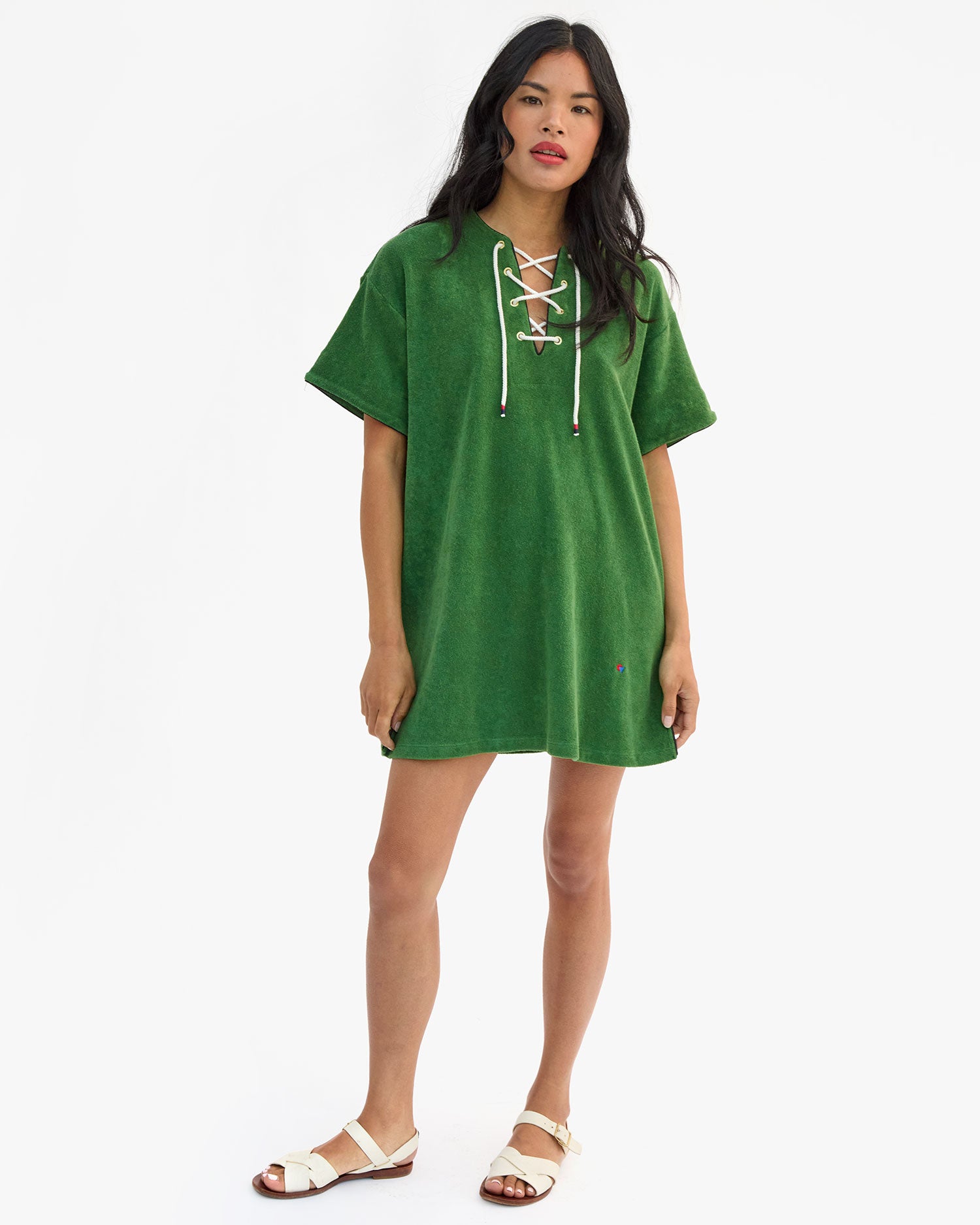 Clare V. La Plage Dress Basil Clare V. La Plage Dress Basil