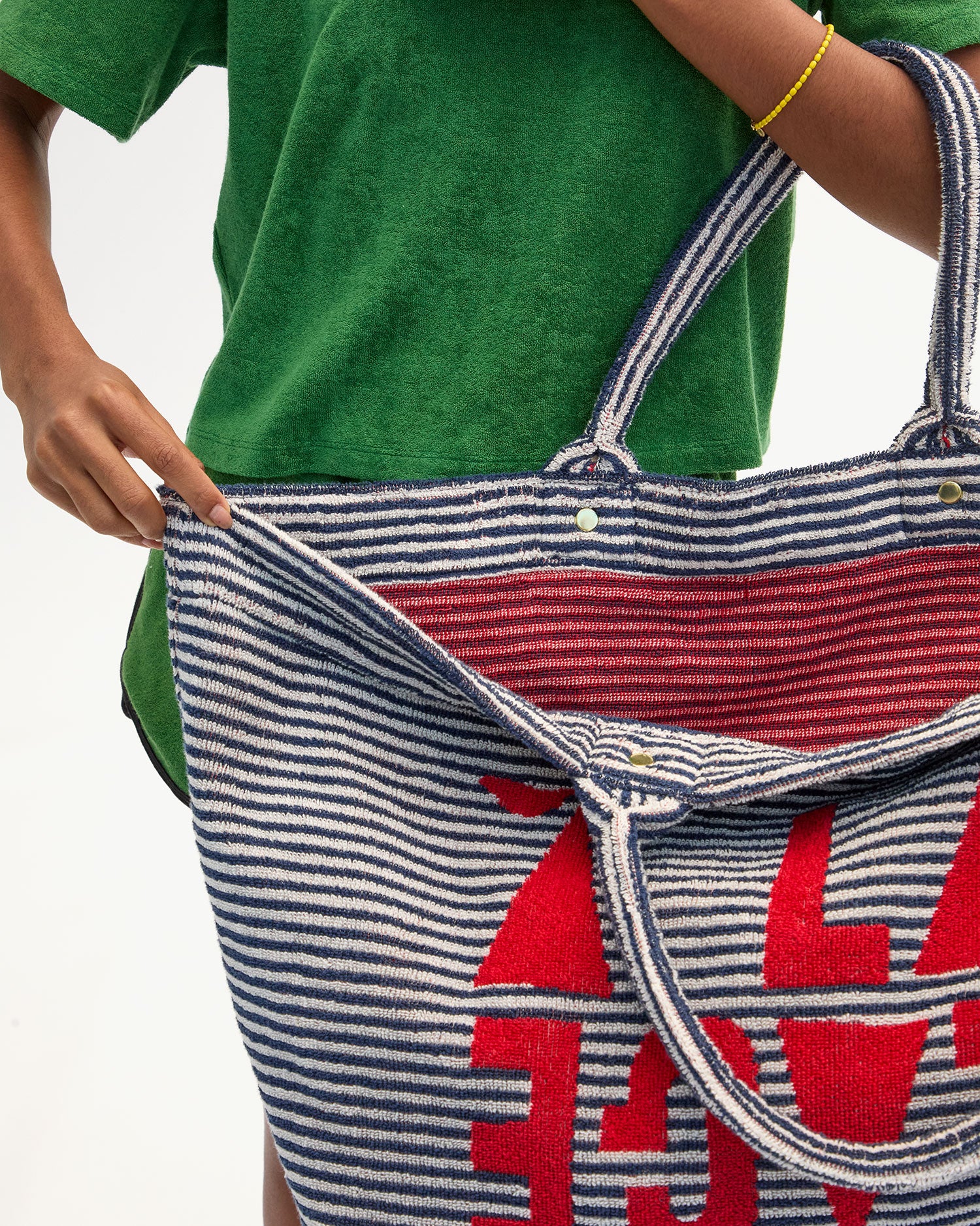 La Plage Tote interior view