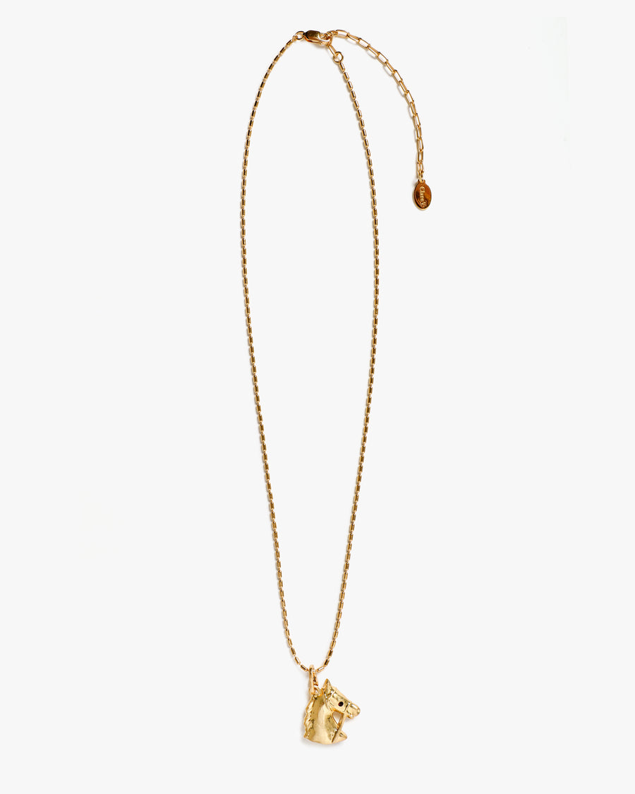Le Cheval Charm on Barrel Chain