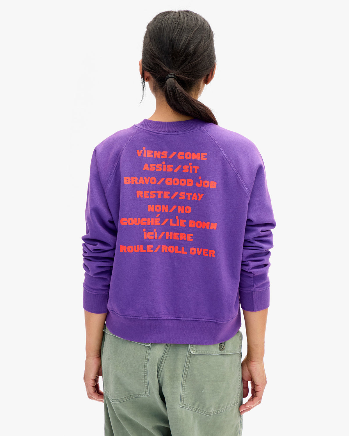 Le Court Sweatshirt back view