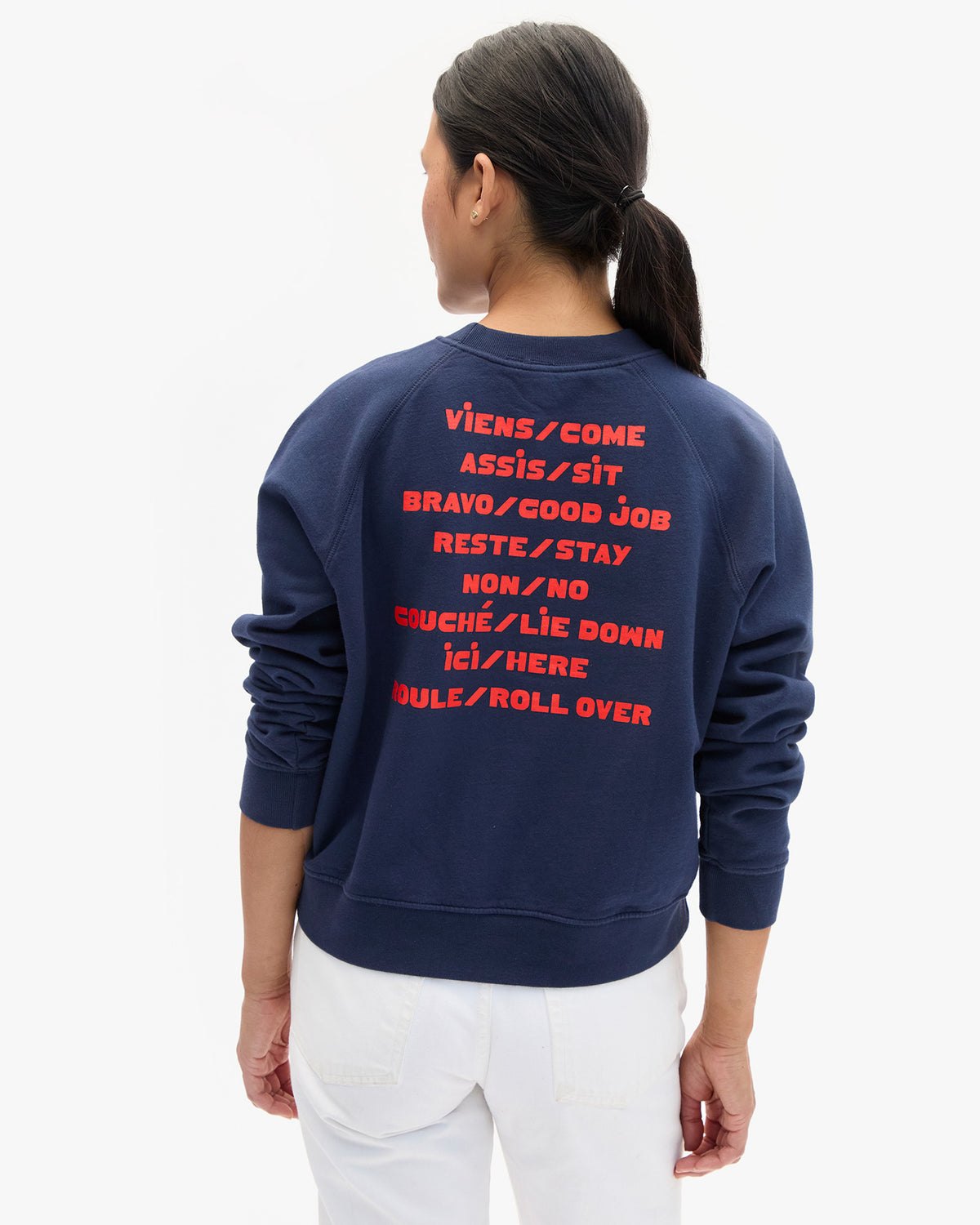 Le Court Sweatshirt back view
