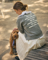 Le Court Sweatshirt with dog