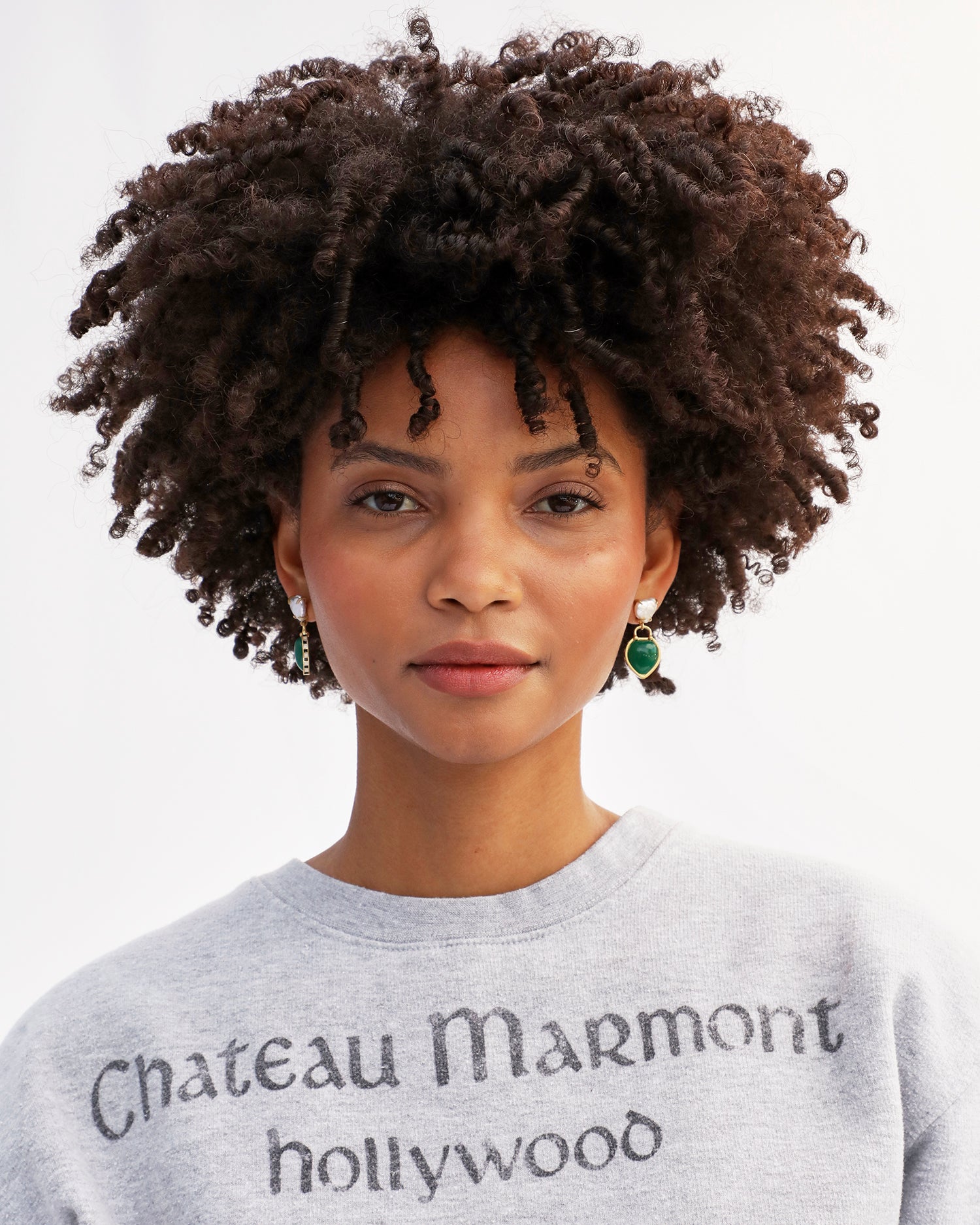 Le Heartbreaker Earrings on Lenny