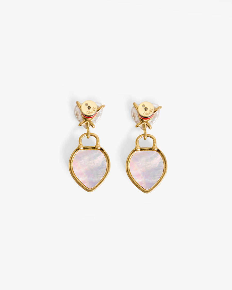 Le Heartbreaker Earrings back view