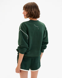 Oversized Sweatshirt w/ Piping back view