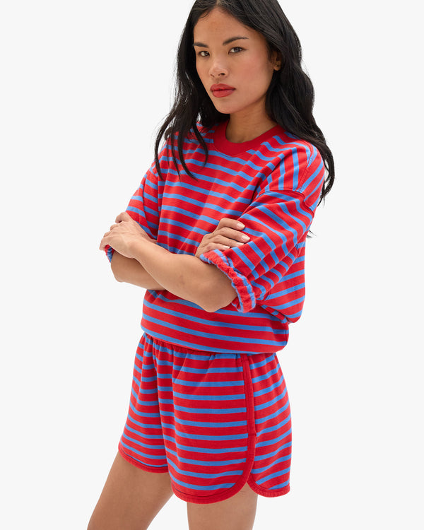 Short Sleeve Oversized Sweatshirt side view