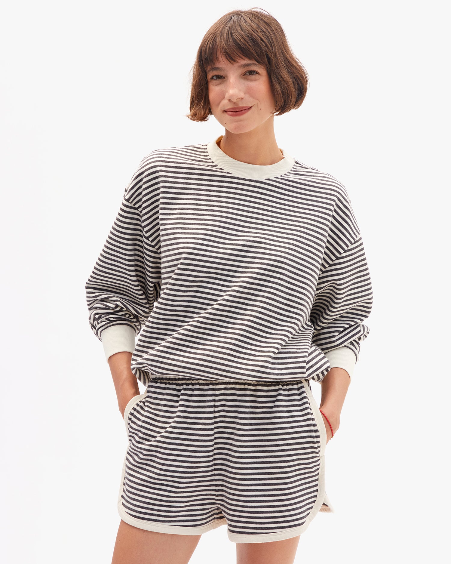 Le Jogging Short with Oversized Sweatshirt