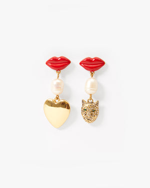 Le Lips Charm Earrings