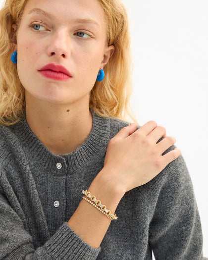 Le Story Baguette Bracelet on model