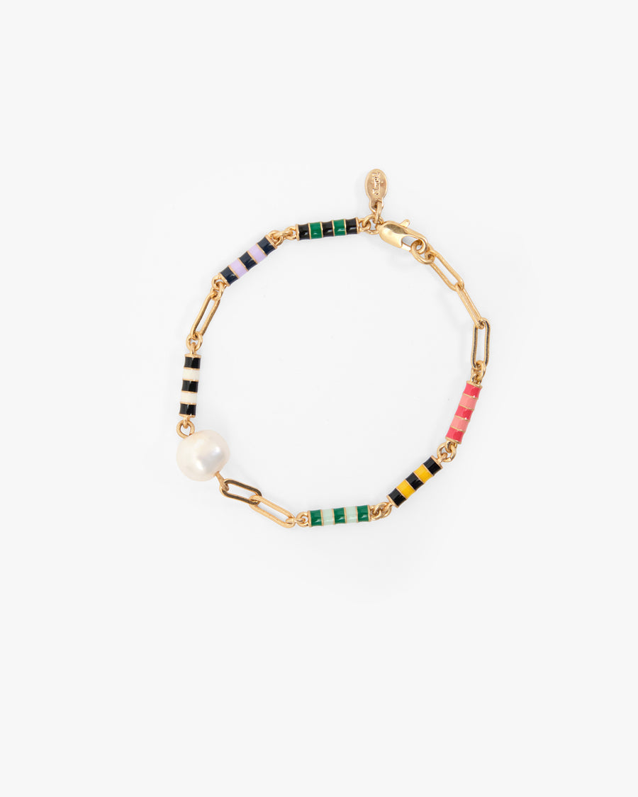 Le Stripe Pearl Bracelet