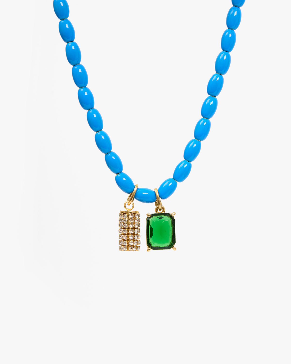 Le Tassel Charm on Grande Enamel Chain