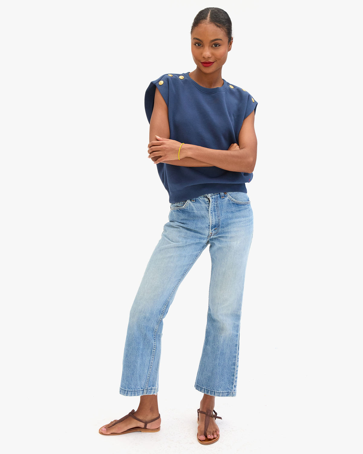Full View of Vitoria in Le Vest in Navy