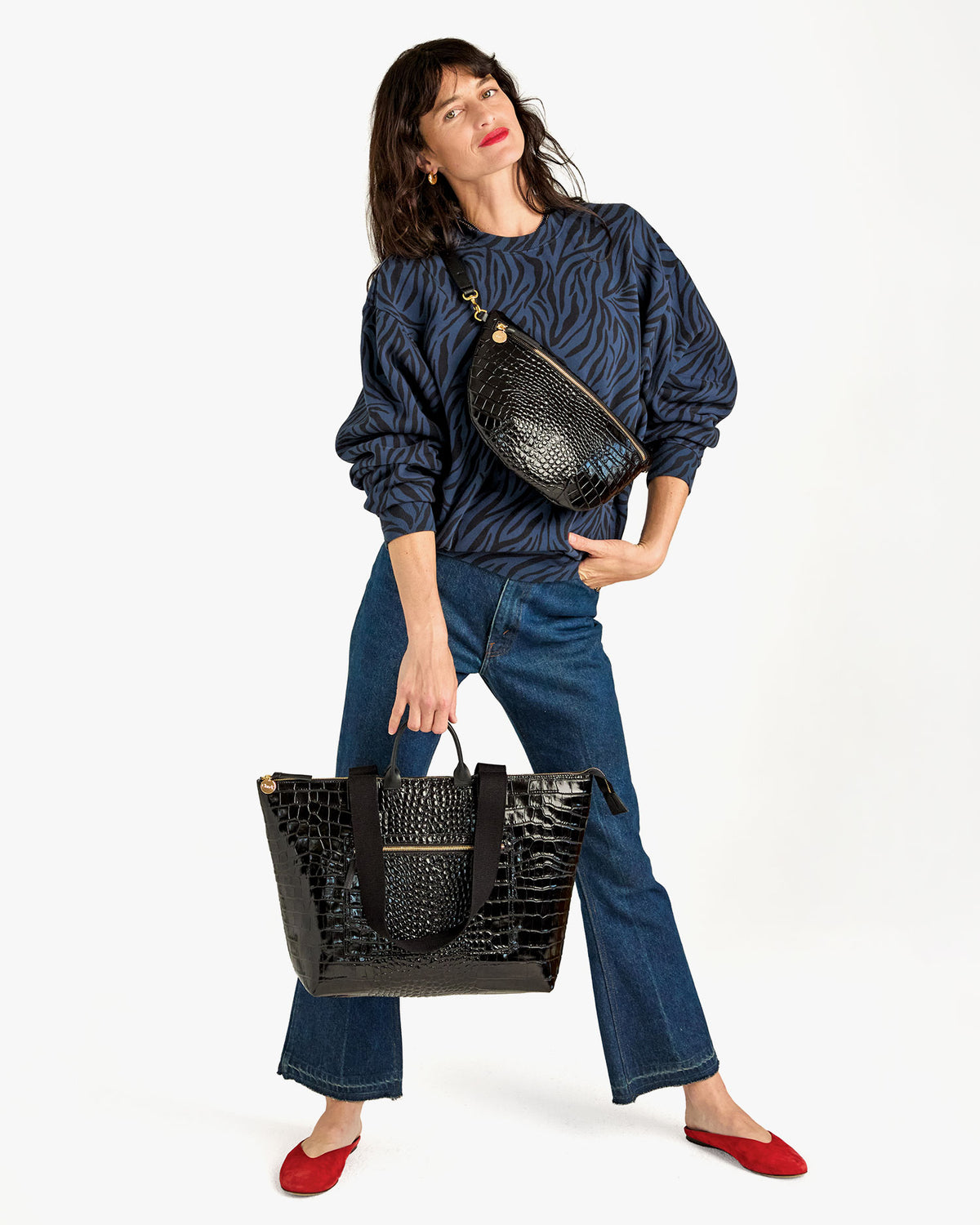 Danica holding Le Zip Sac