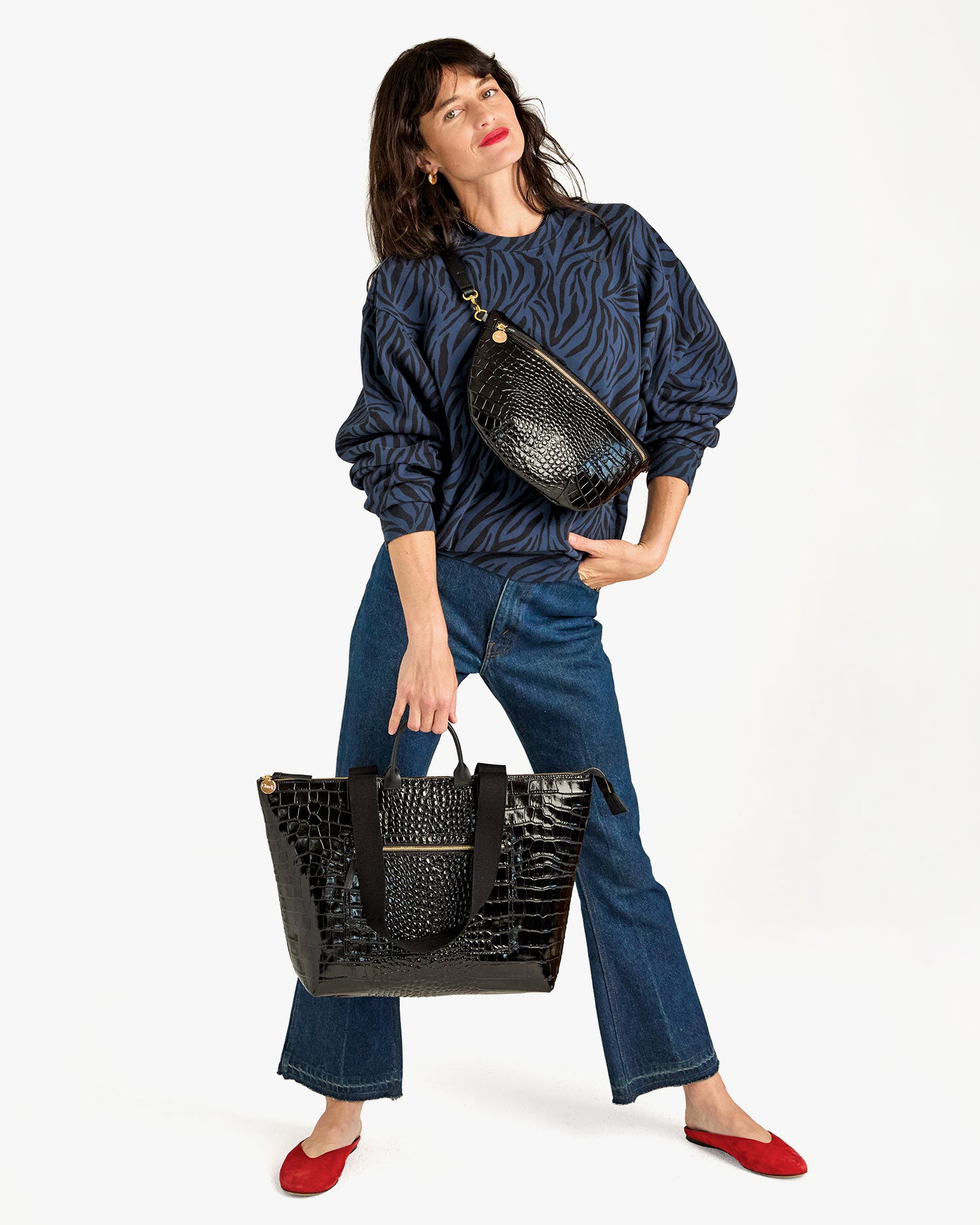 Danica holding Le Zip Sac