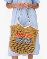 Sandra holding Lete Tote