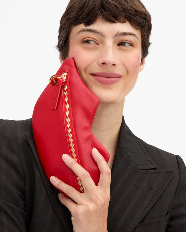 Nike holding Lips Flat Clutch