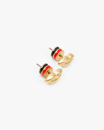Lips Stud Earrings top view
