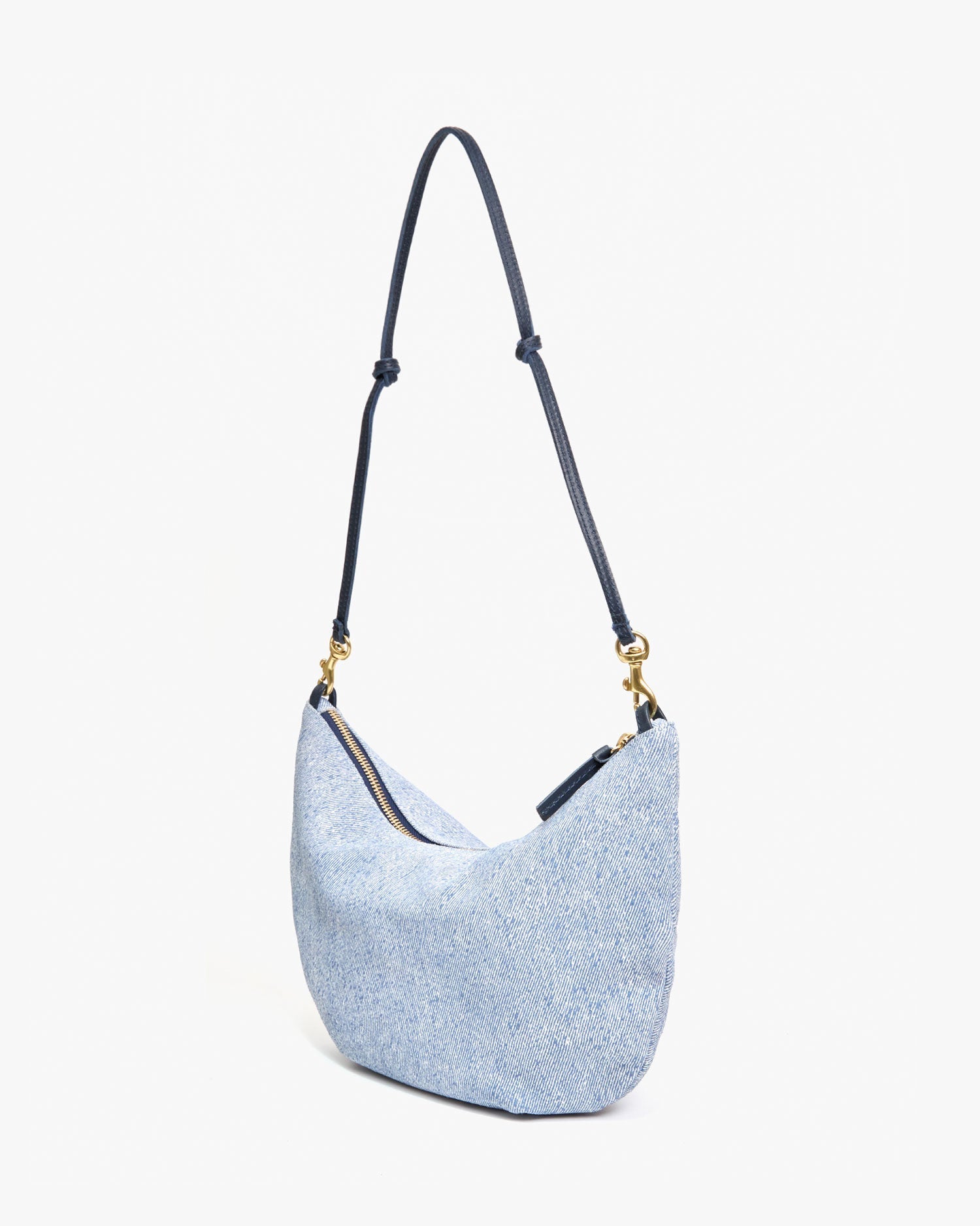 Lune Denim Suede back view