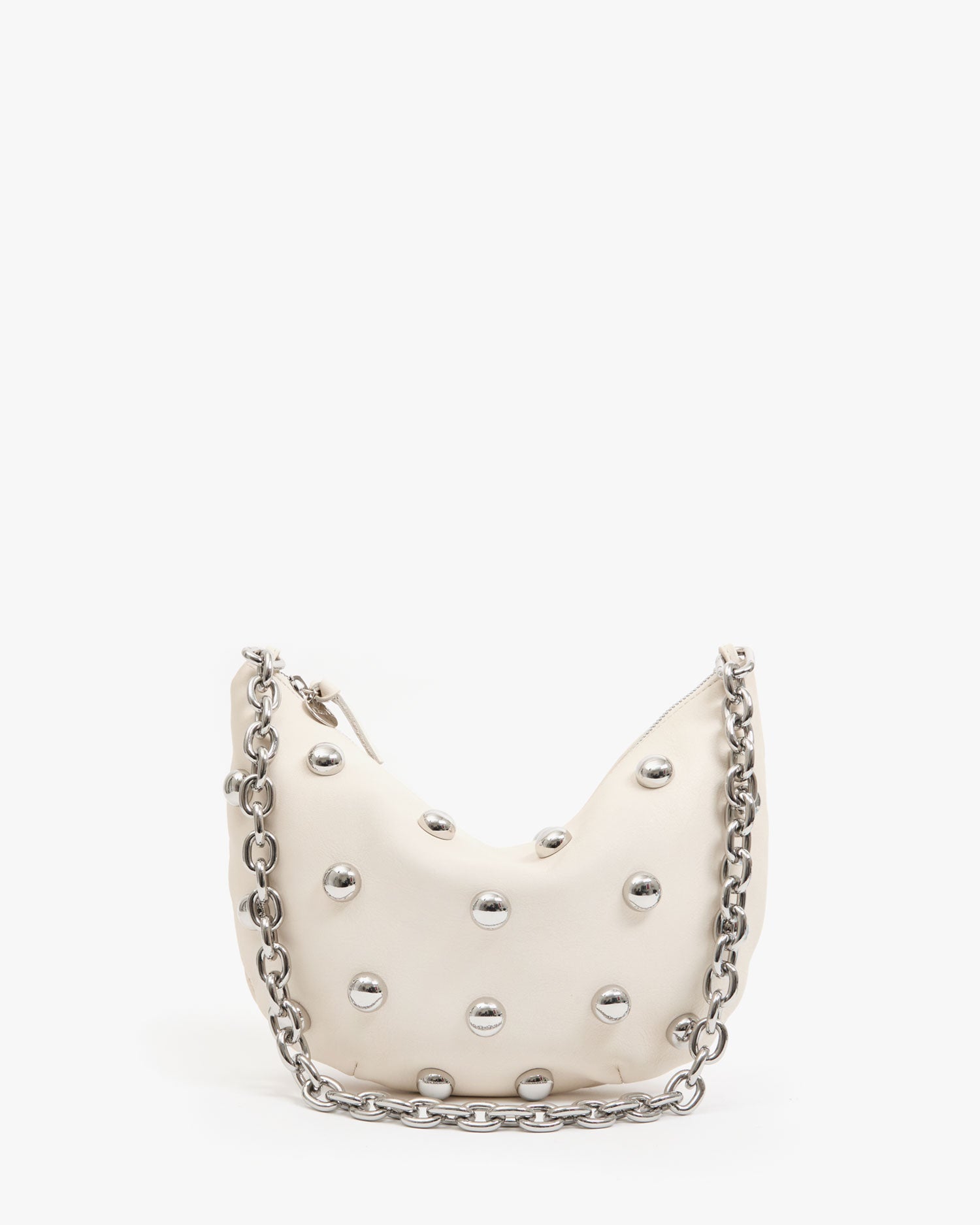 Lune with Silver Link Chain Shoulder Strap