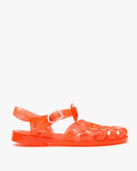 Sun Jelly Sandals in Flame