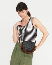 Clare V. Midi Sac in Tan Rattan – Serafina