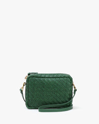 Leather crossbody bag Clare V Green in Leather - 26323589