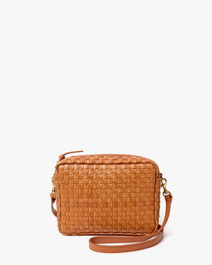 Midi Sac Natural Woven Checker