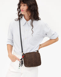 Beaded Stripe Fob on Midi Sac
